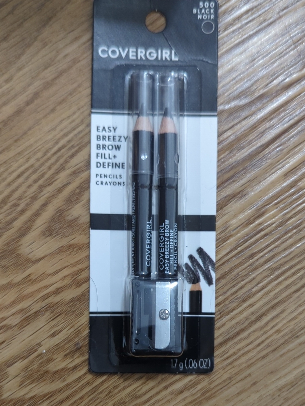 COVERGIRL Easy Breezy Brow Fill + Define Duo Pencil in Black